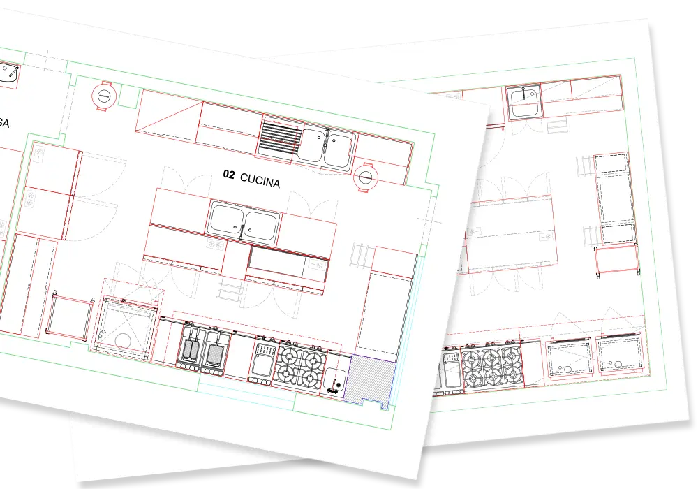 Professional commercial kitchen design